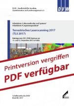 DVW-Schriftenreihe Band 88: Terrestrisches Laserscanning 2017 (TLS 2017)