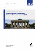 DVW-Schriftenreihe Band 101: Qualitätssicherung geodätischer Mess- und Auswerteverfahren 2022