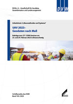 DVW-Schriftenreihe Band 105: UAV 2023 – Geodaten nach Maß