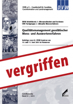 DVW-Schriftenreihe Band 61:Qualitätsmanagement geodätischer Mess- und Auswerteverfahren