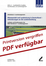 DVW-Schriftenreihe Band 65:Klimawandel und Landnutzung in Deutschland – Anforderungen an die Landentwicklung