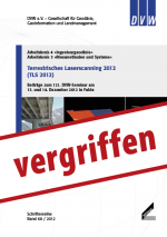 DVW-Schriftenreihe Band 69:Terrestrisches Laserscanning 2012 (TLS 2012)