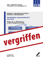 DVW-Schriftenreihe Band 72: Terrestrisches Laserscanning 2013 (TLS 2013)