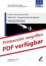 DVW-Schriftenreihe Band 87: GNSS 2017 – Kompetenz für die Zukunft