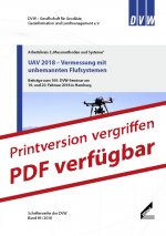 DVW-Schriftenreihe Band 89: UAV 2018 – Vermessung mit unbemannten Flugsystemen